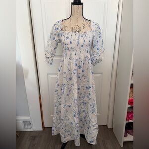 Hill House Blue Floral Dress
